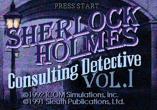 Sherlock Holmes: Consulting Detective screenshot 3 for Sega Mega CD